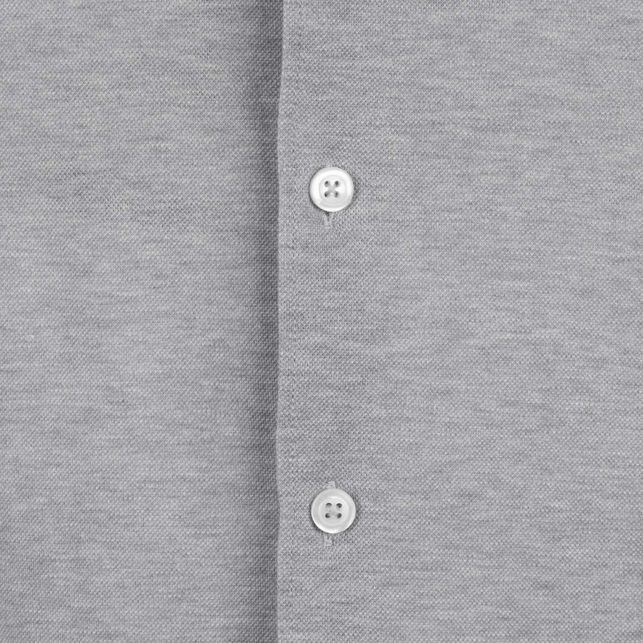 Camicia Piquet Uomo Grigio Chiaro 60120/81402 800 GRIGIO CHIARO LA FILERIA 