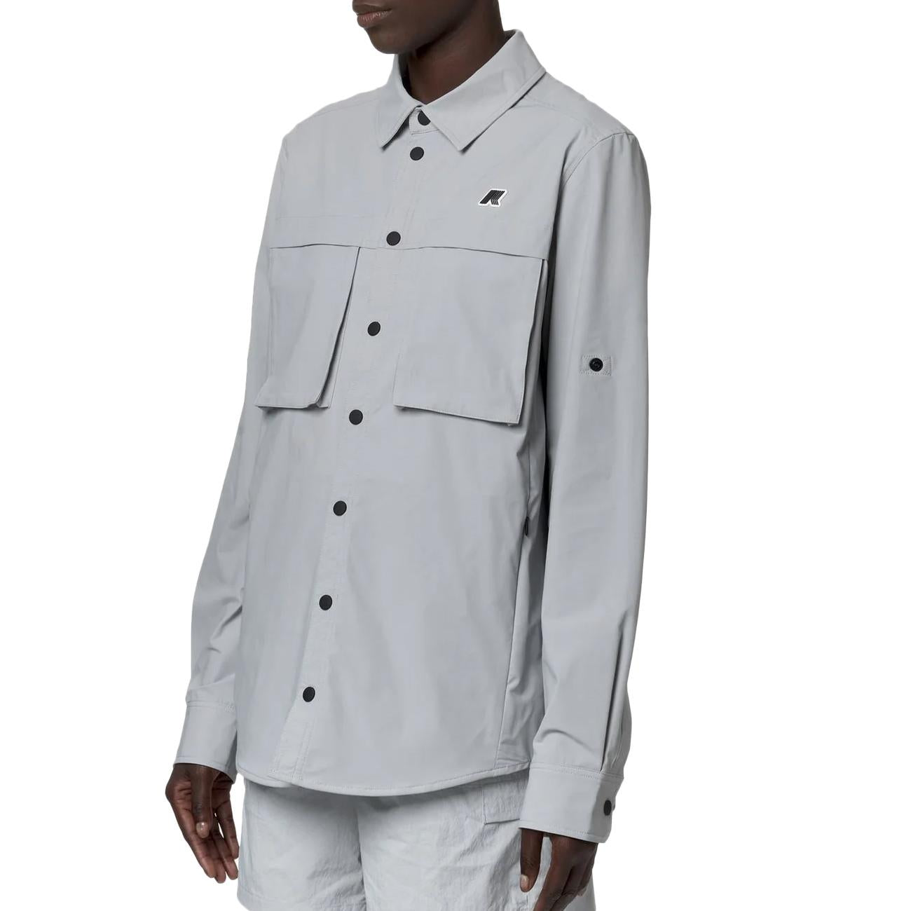 Camicia Seyne Uomo Grey Ash K3123JW 04Y GREY ASH K-WAY 