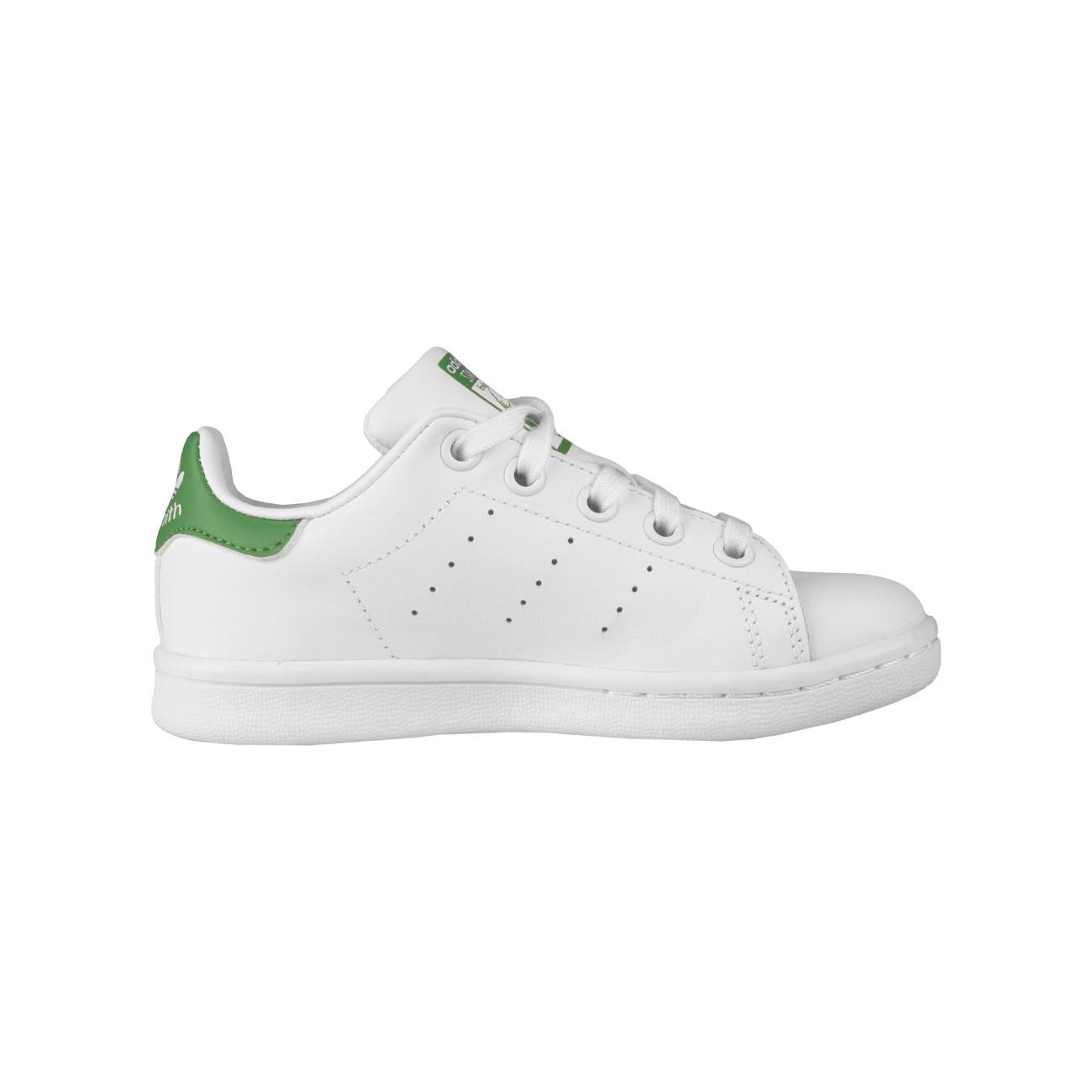 Sneakers Stan Smith Kids White Green BA8375 BIANCO/VER ADIDAS 