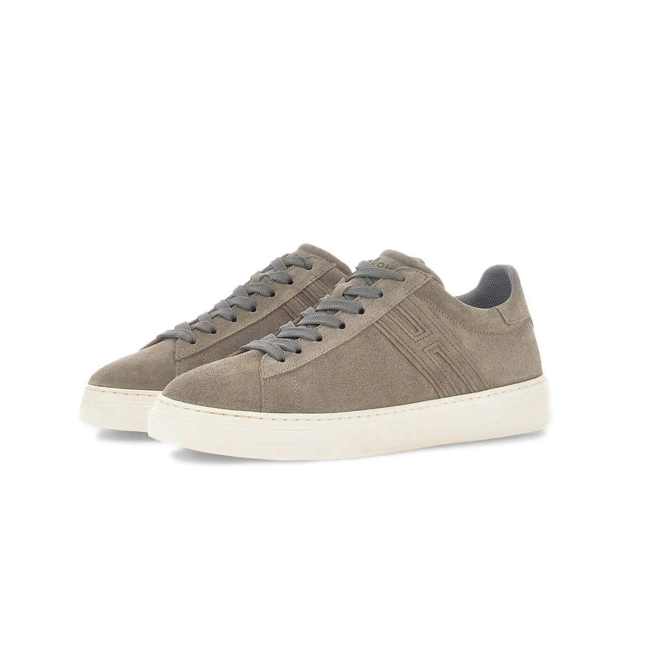 Sneakers H365 Allacciato H Canaletto Uomo Palude HXM3650J310BTMC407 PALUDE HOGAN 