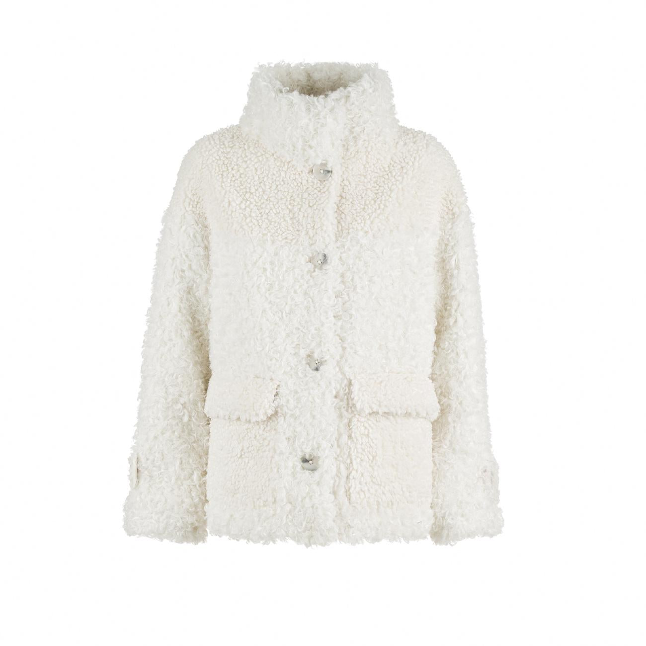 Ecomontone Ricciolo Donna Bianco 23IMT321.0TC 800 WHITE DIEGO M 