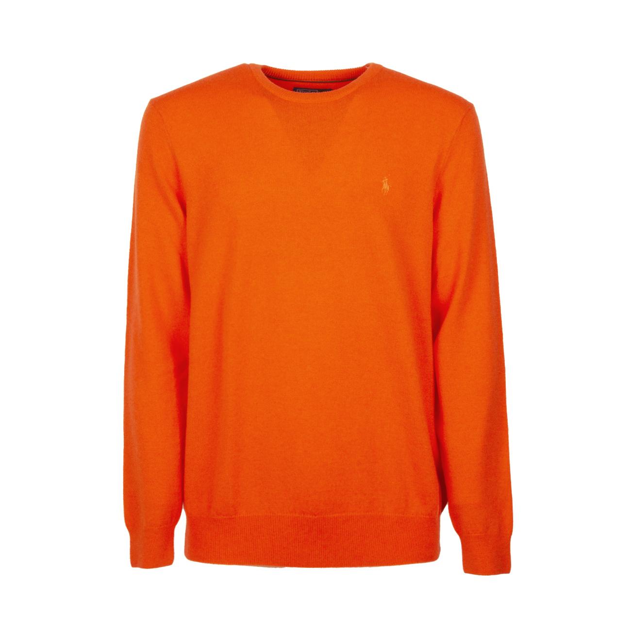 Pullover Lambswool Uomo New Active Orange 710876714 005 NEW ACTIVE ORANGE POLO RALPH LAUREN 
