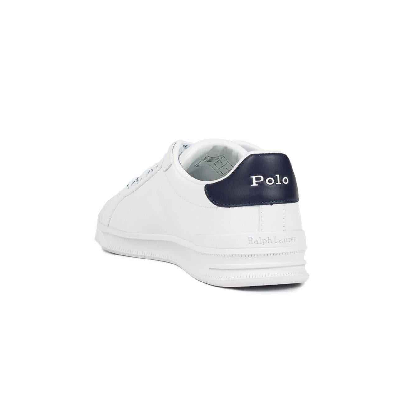 Sneakers Heritage Court Ii Uomo Bianco Navy 809829824 003 WHITE/NEW PORT NAVY PP POLO RALPH LAUREN 