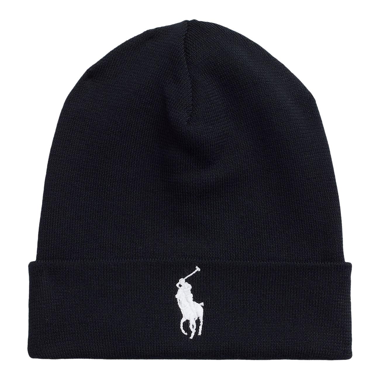 Berretto In Cotone Pettinato 710886138 005 POLO BLACK POLO RALPH LAUREN 