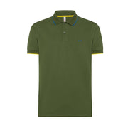 Polo Profili Sul Collo Uomo Verde A34113 37 VERDE SUN68 