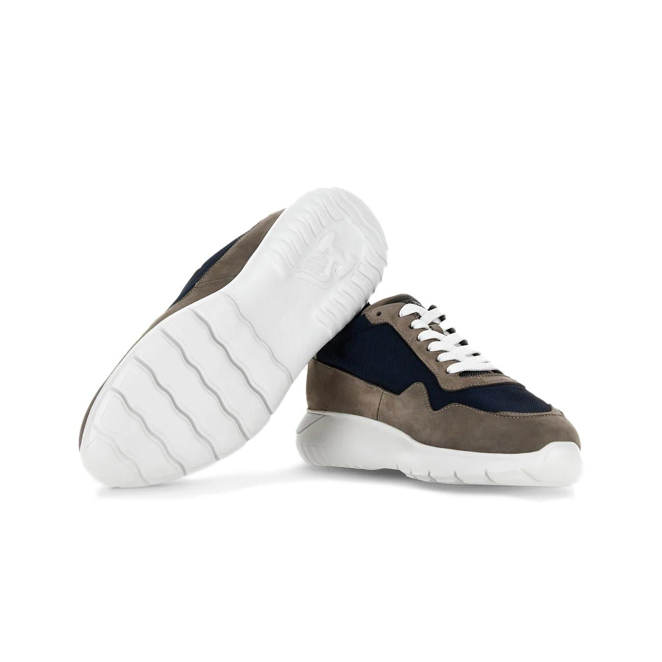 Sneakers Interactive3 Uomo Blu Giallo Grigio HXM3710AJ15S9I64F9 BLU/GIALLO/GRIGIO HOGAN 