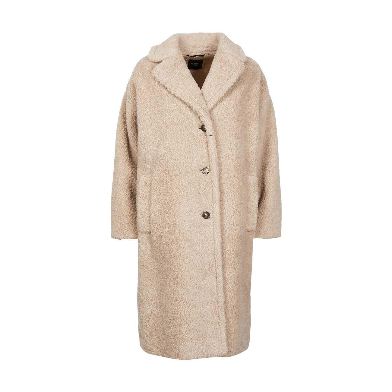 Cappotto Salmone In Lana Orsetto Donna Cacha 50160323600 005CACHA MAX MARA WEEKEND 