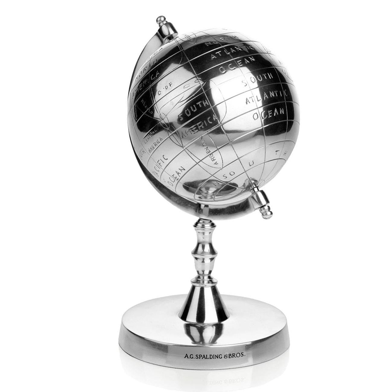 Fermacarte Globo In Alluminio 862796 U828 ALLUMINIO A.G. SPALDING&BROS 