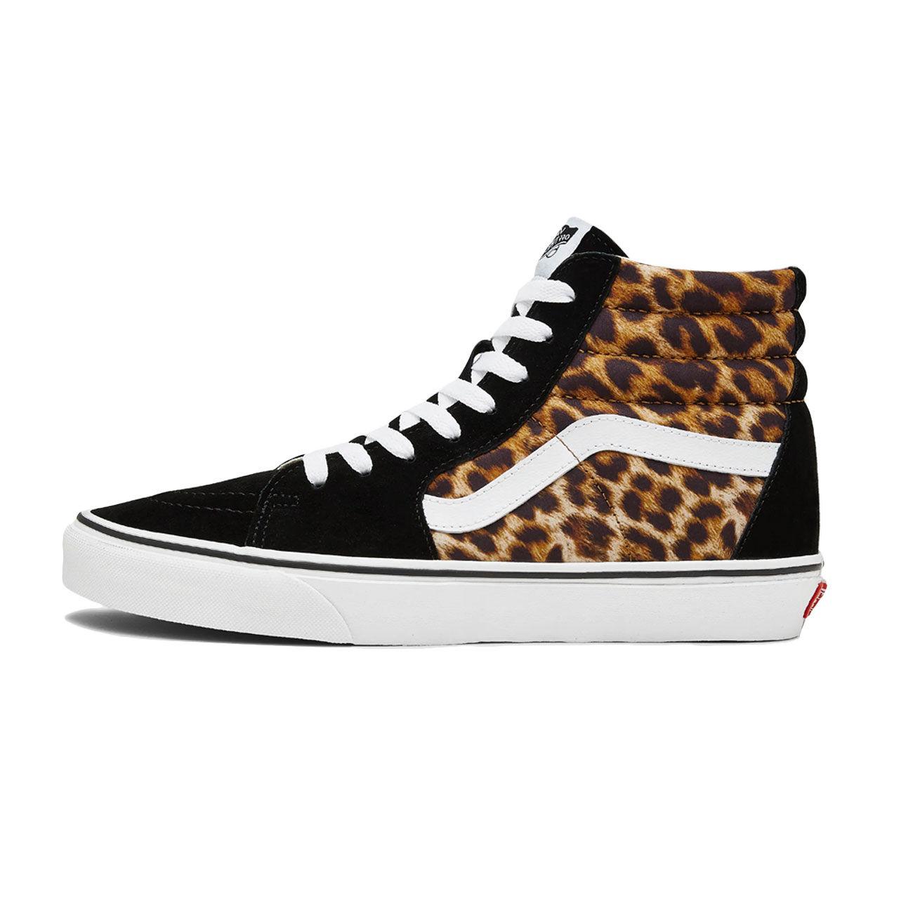 Scarpe Sk8-Hi Leopard Donna Black True White VN0A4U3C 3I61BLACK.TRUEWHITE VANS 