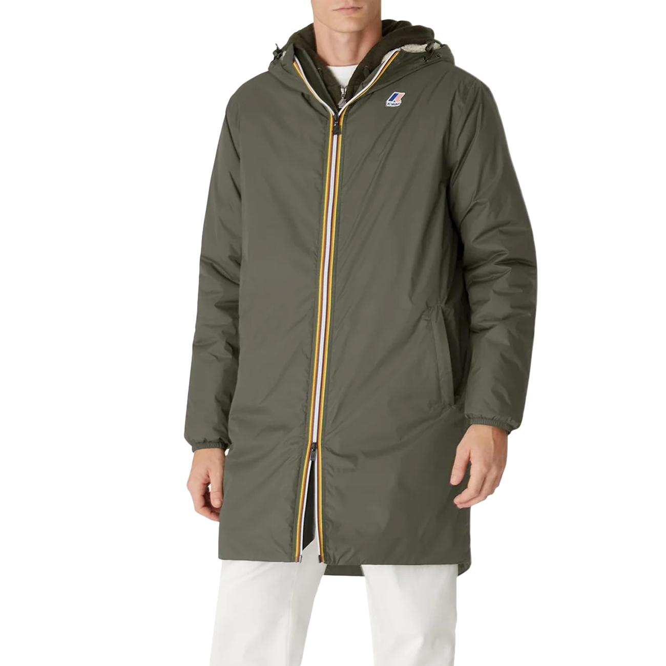 Giacca Le Vrai 3.0 Eiffel Orsetto Unisex Verde Nero K3114KW WMR VERDE NERO K-WAY 