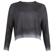 MASCHERONI Pullover Girocollo Boxy Croppato TSSVR/3310AE 1706-791 BLU SFUMATO 