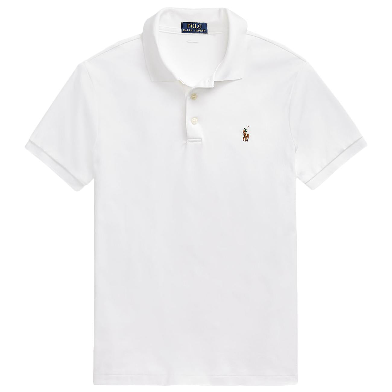 Polo Slim Fit 7106855140 001 WHITE POLO RALPH LAUREN 