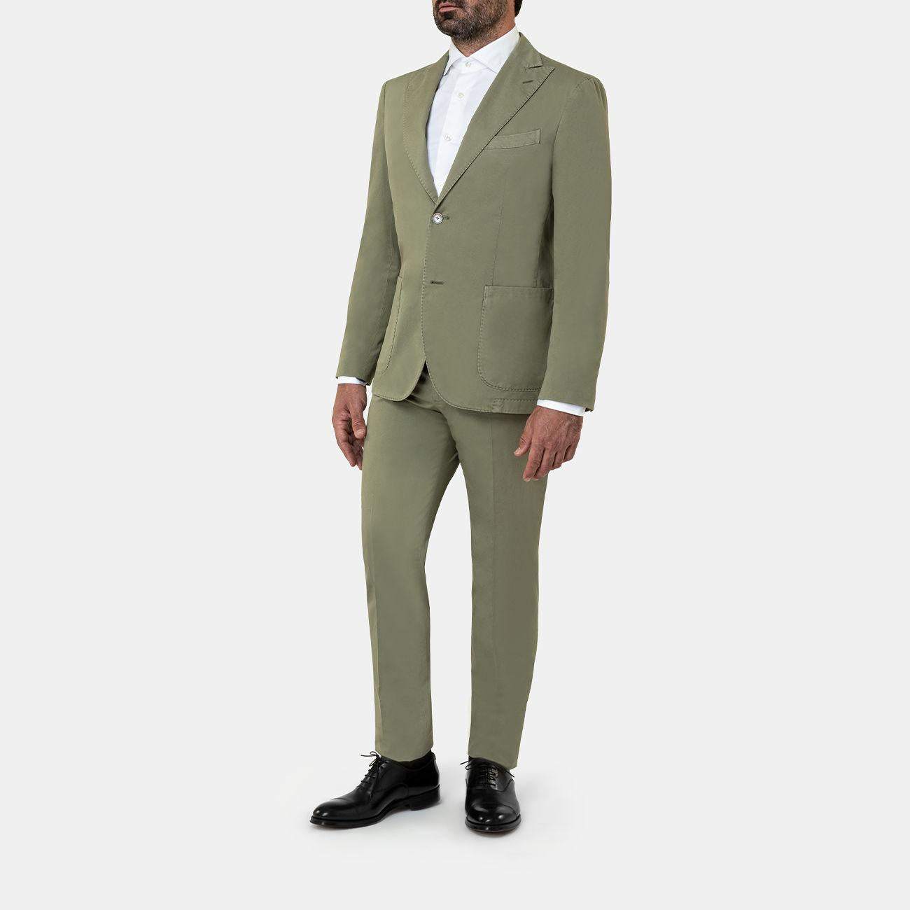 Abito In Cotone Twill Uomo Verde Salvia N63L2Q/BAP429 0841VERDESALVIA BOGLIOLI 