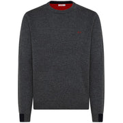 Pullover Polsini Colorati Uomo Grigio Scuro K42134 47 GRIGIO SCURO SUN68 