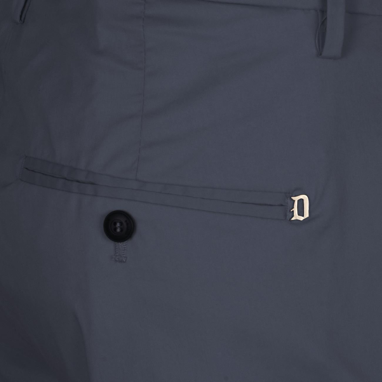 Pantalone Chino UP235 PS0020U XXX 894 BLU DONDUP 