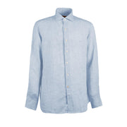 CAMICIA U. M/L T.UNITA C/FRANCESE GUGLIELMINOTTI QE8FUU UB2/AZZURRO GUGLIELMINOTTI 