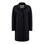 Cappotto Slim Scuba Tecnico Donna Nero CA000521D13455S 9300 NERO HERNO 