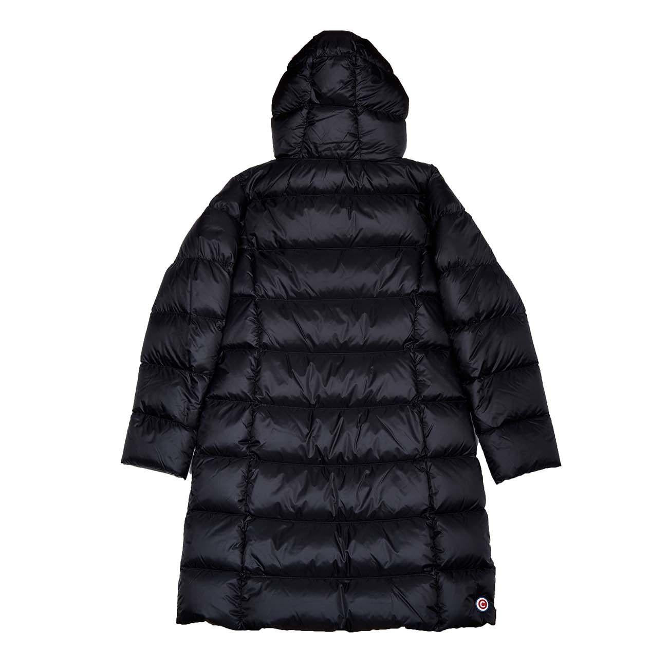 Piumino Lungo Fullzip Con Cappuccio Bambino Nero 3499/7QD 99NERO COLMAR ORIGINALS 