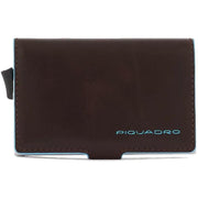 PORTA CARTE DI CREDITO IN METALLO PIQUADRO PP5649B2R MORO PIQUADRO 