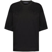 T-shirt Ricamata G315Z100523N 033 NERO ELENA MIRO' 