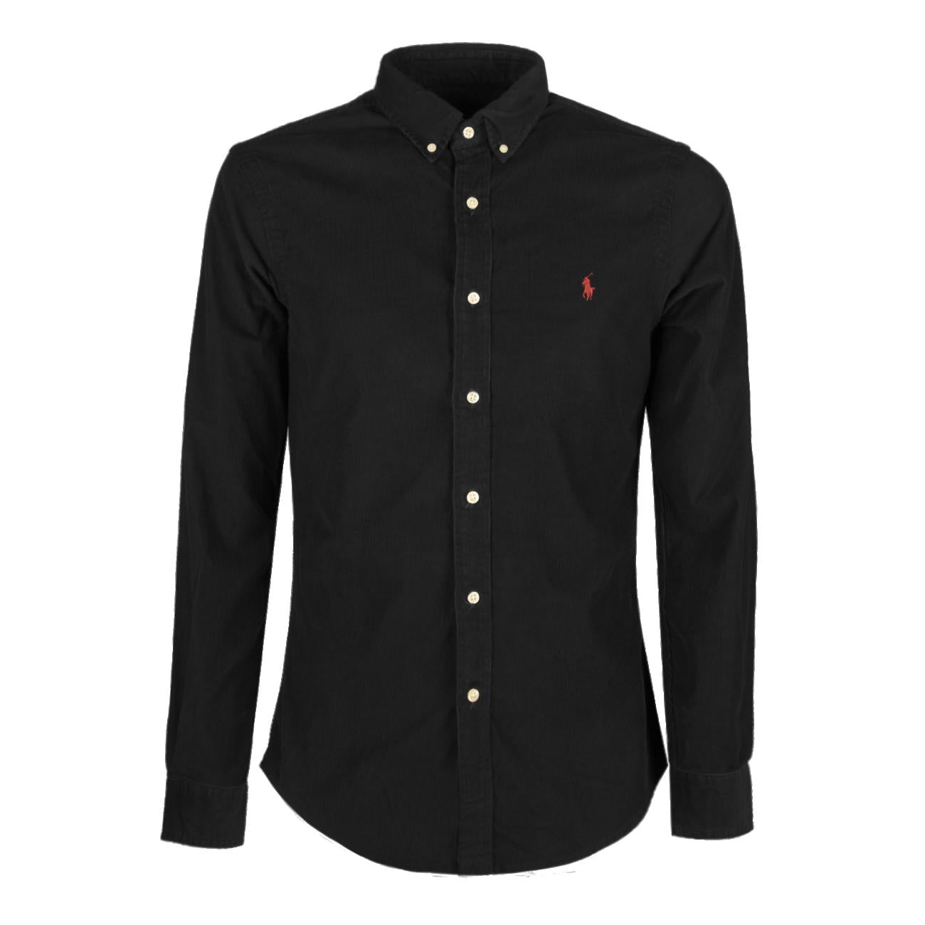 Camicia A Coste Uomo Polo Black 710818761 009 POLO BLACK POLO RALPH LAUREN 