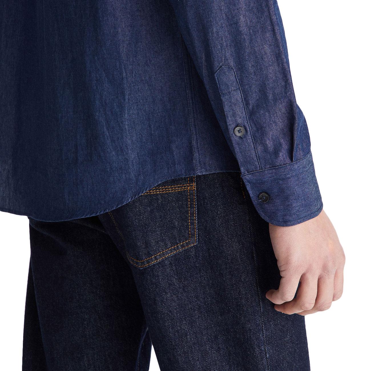 Camicia Etienne CH In Chambray Di Cotone PEU5927 99012457 CH002 JEANS PEUTEREY 