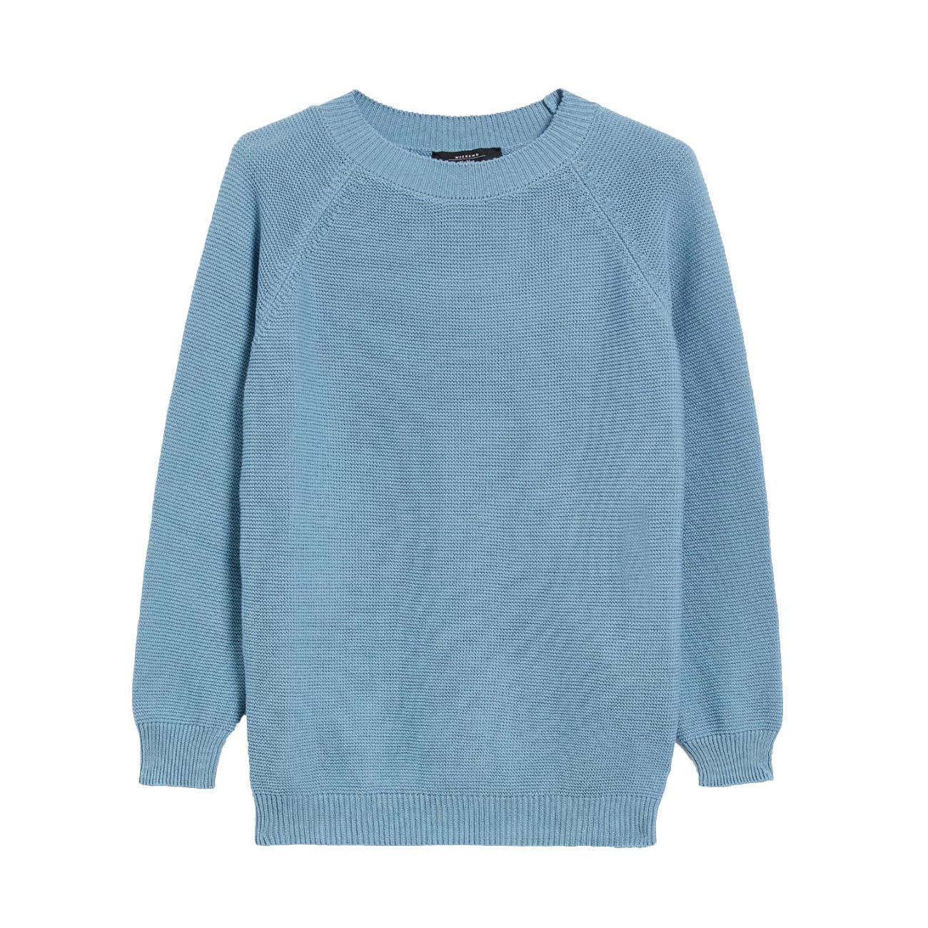 MAGLIA D. PURO COTONE LINZ WEEKEND MAXMARA LINZ 2353611837600 006 AZZURRO MAX MARA WEEKEND 