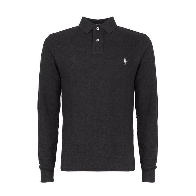 Polo Piquet Uomo Grigio 710681126 017 ASFALTO POLO RALPH LAUREN 