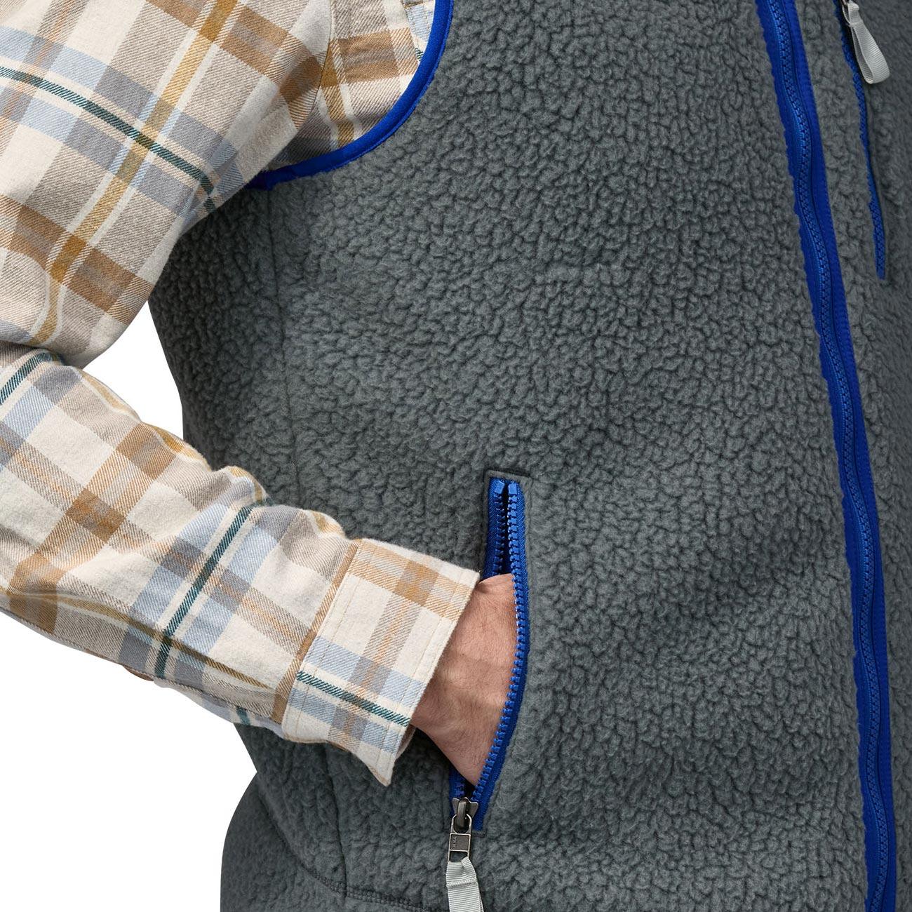 Gilet Retro In Pile Uomo Noveau Green 22821 NUVG NOUVEAU GREEN PATAGONIA 