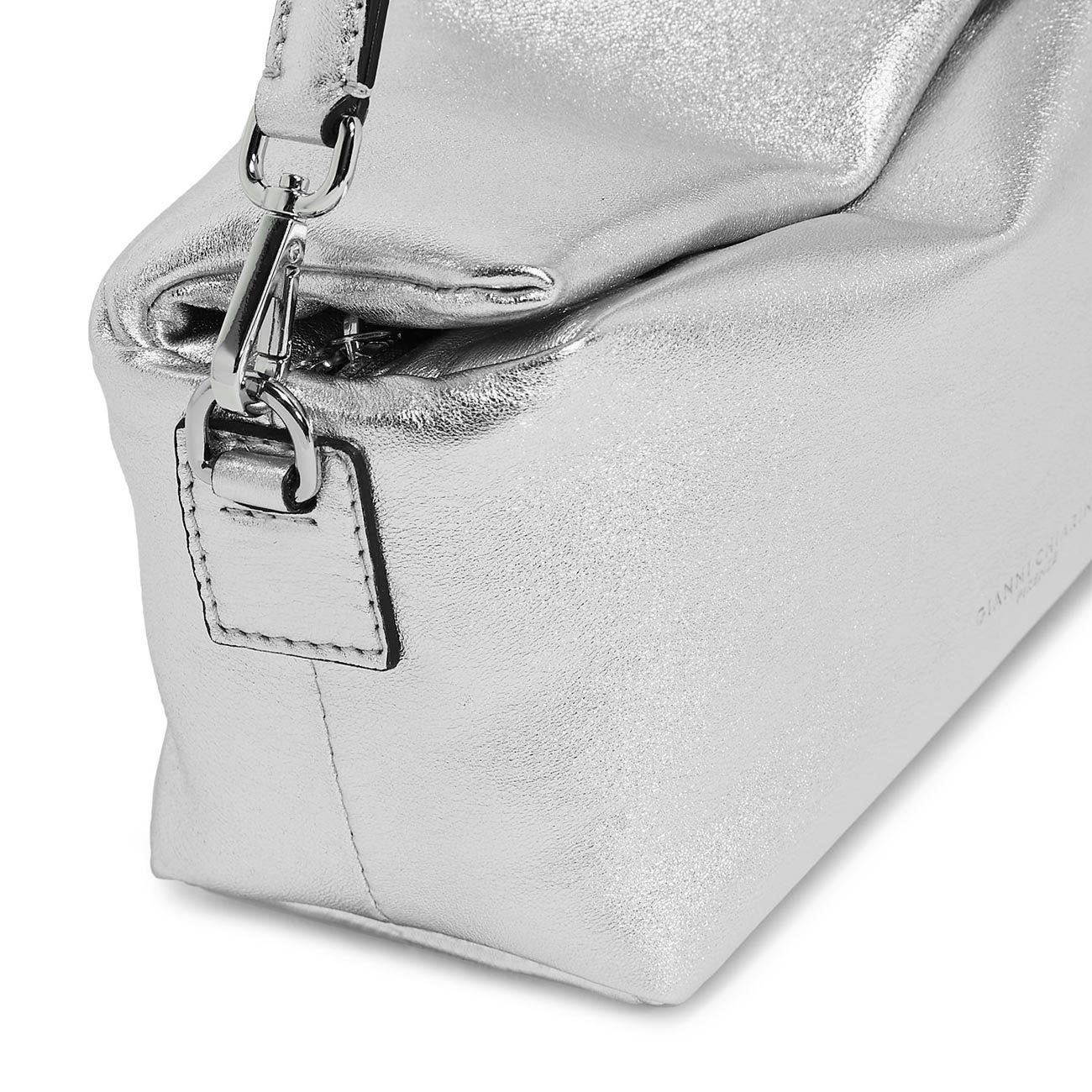 BORSA VALENTINA PELLE GIANNI CHIARINI BS10210SOLLAM 359 ARGENTO GIANNI CHIARINI 