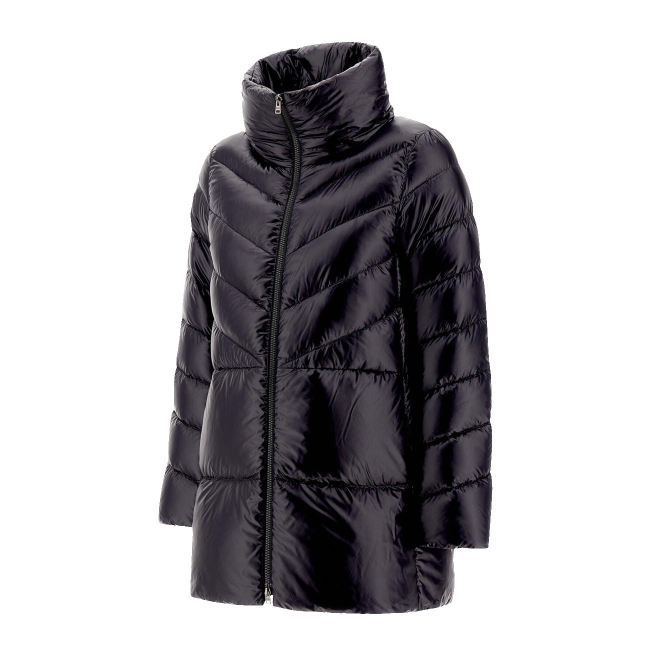 Piumino A-Shape In Nylon Donna Nero PI001955D12017Z 9300 NERO HERNO 