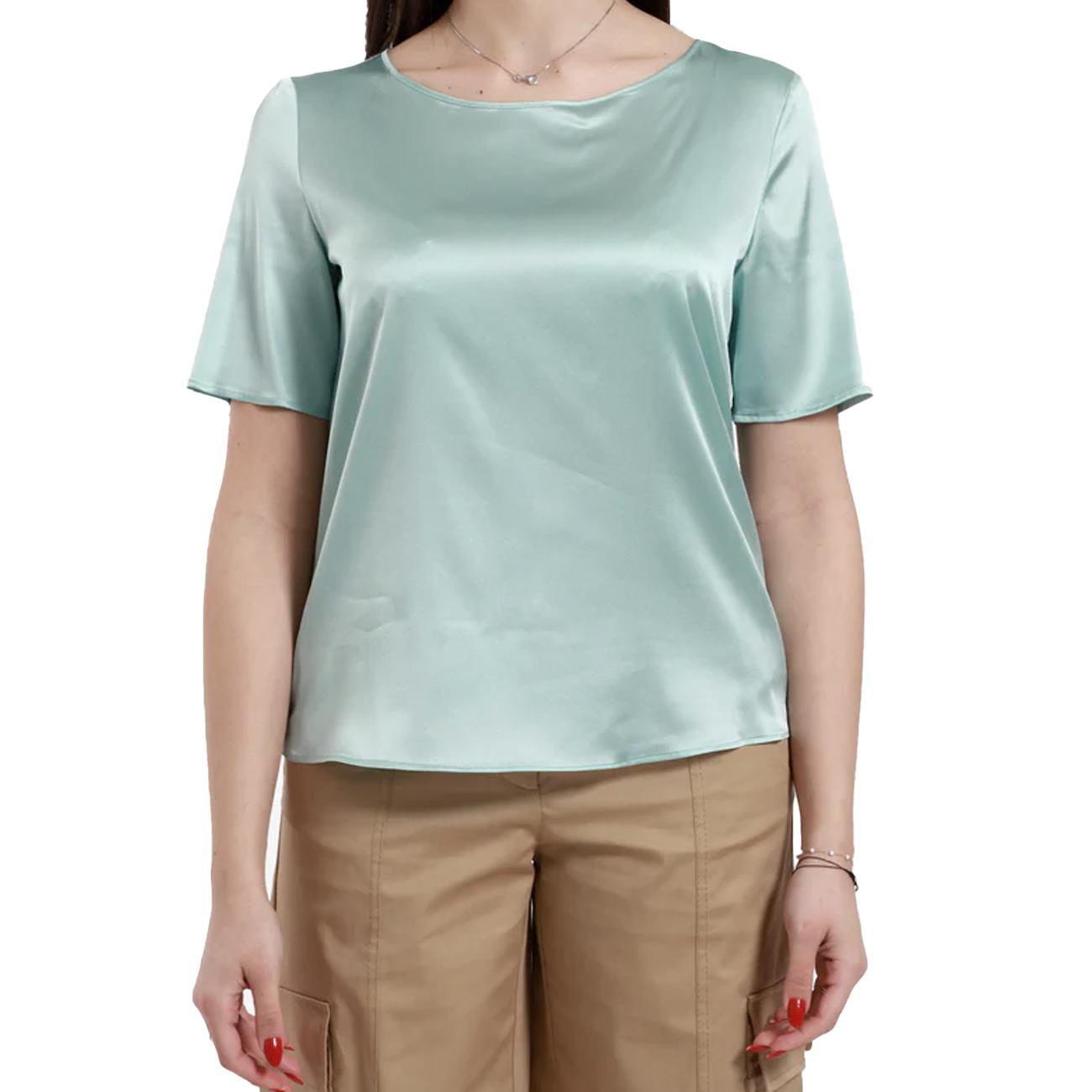 T-Shirt Foggia Donna Acqua FOGGIA 2411111062200 004 ACQUA PENNYBLACK 