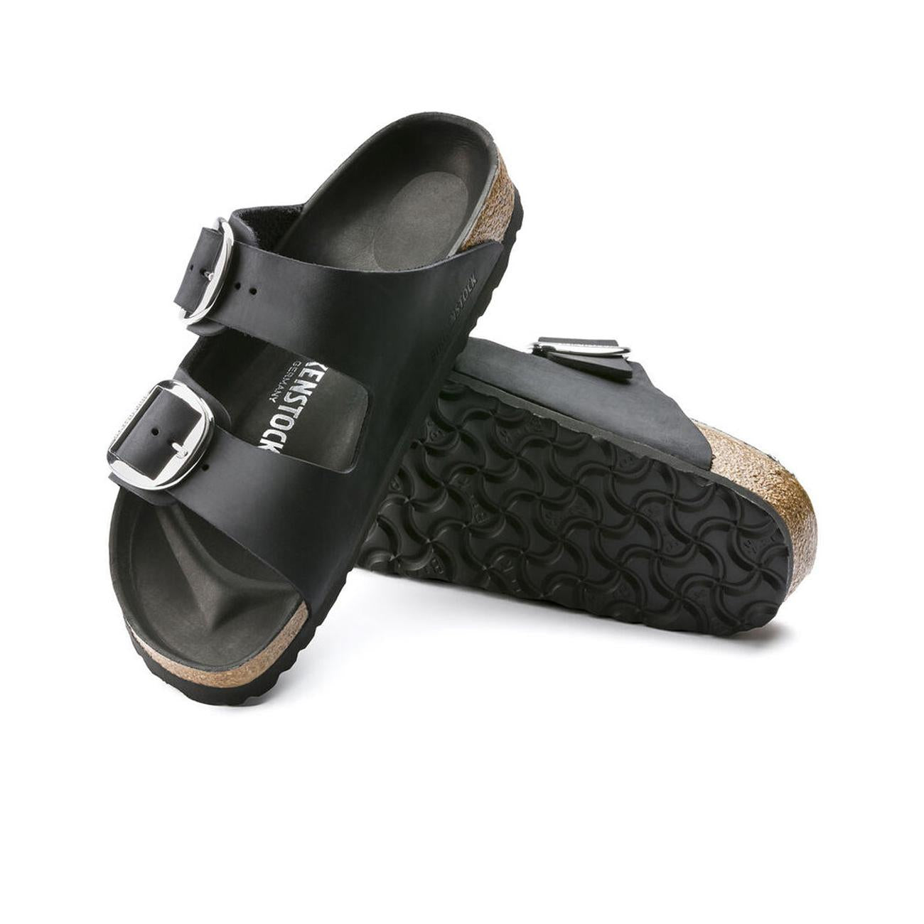 Sandali Arizona Con Grande Fibbia 1011075 BLACK BIRKENSTOCK 