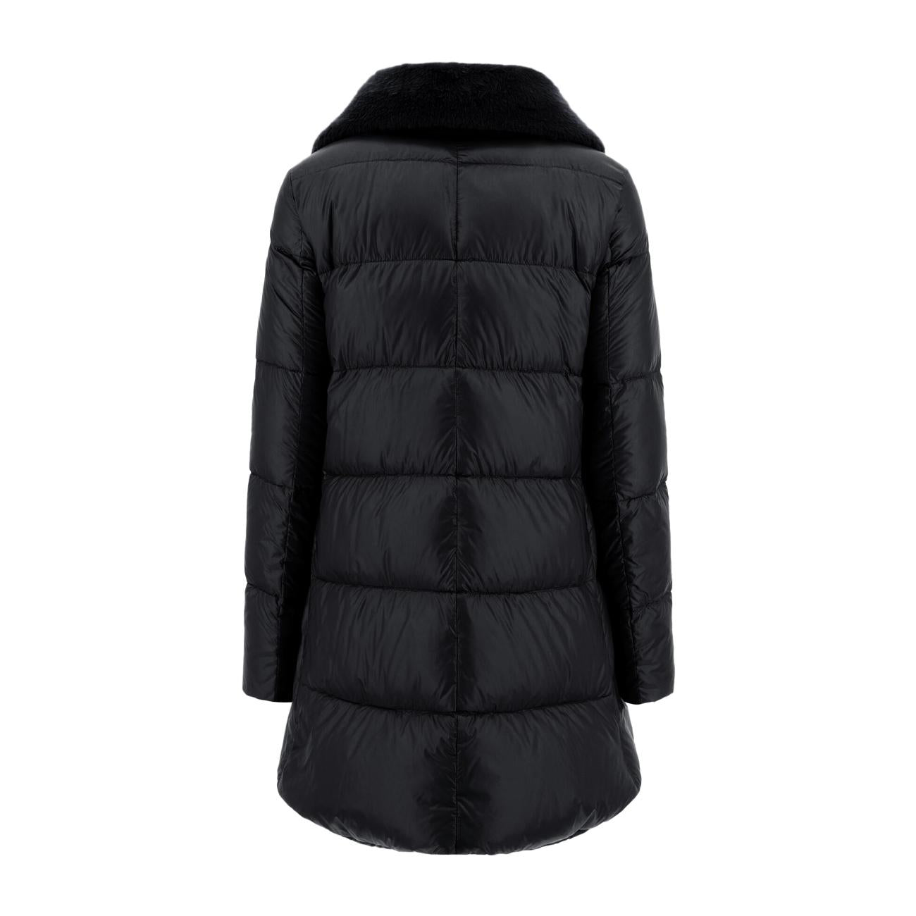 Piumino Asimmetrico Donna Nero PI001536D12017 9300 NERO HERNO 