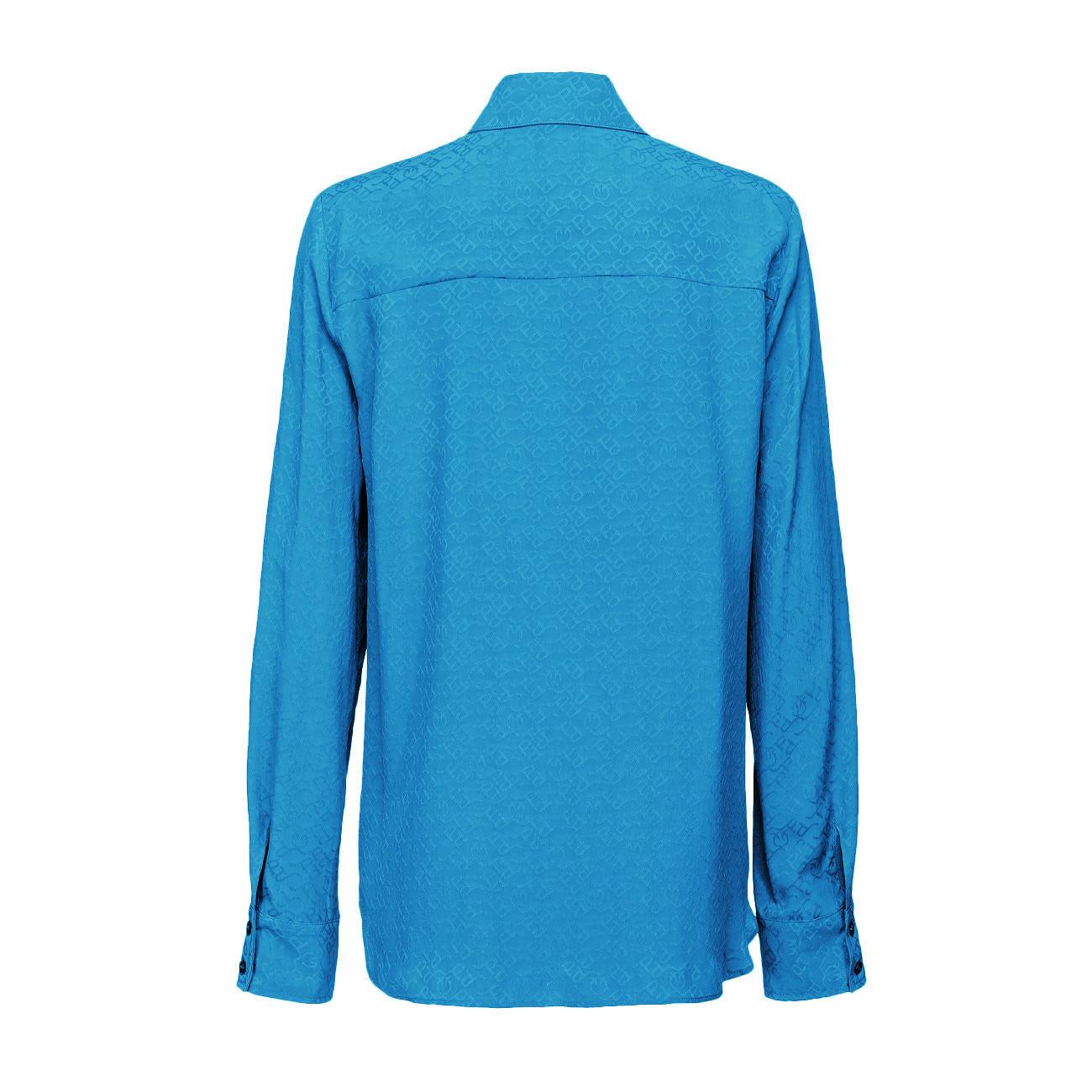 Camicia Smorzare Donna Blu Direttorio 100121/A01P F71 BLU DIRETTORIO PINKO 