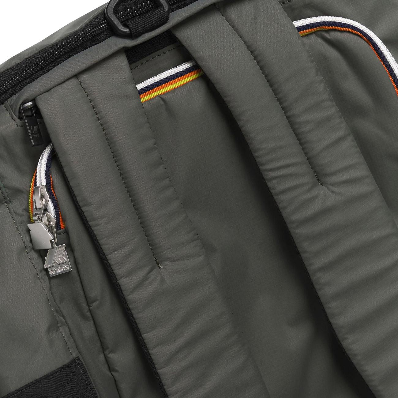 Sacca Da Viaggio Quimper Unisex Verde Nero K7116MW WMR VERDE NERO K-WAY 