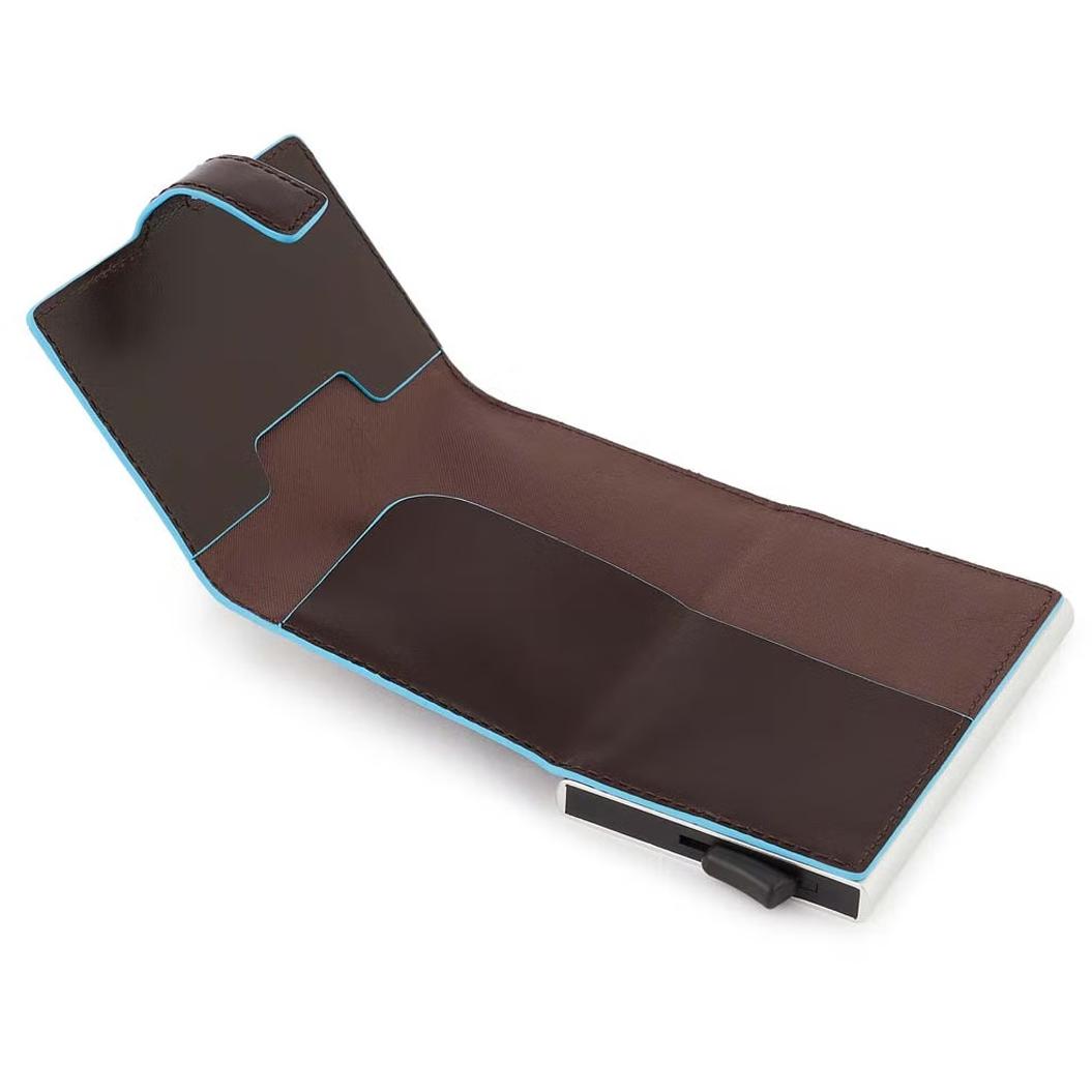 PORTA CARTE DI CREDITO IN METALLO PIQUADRO PP5649B2R MORO PIQUADRO 