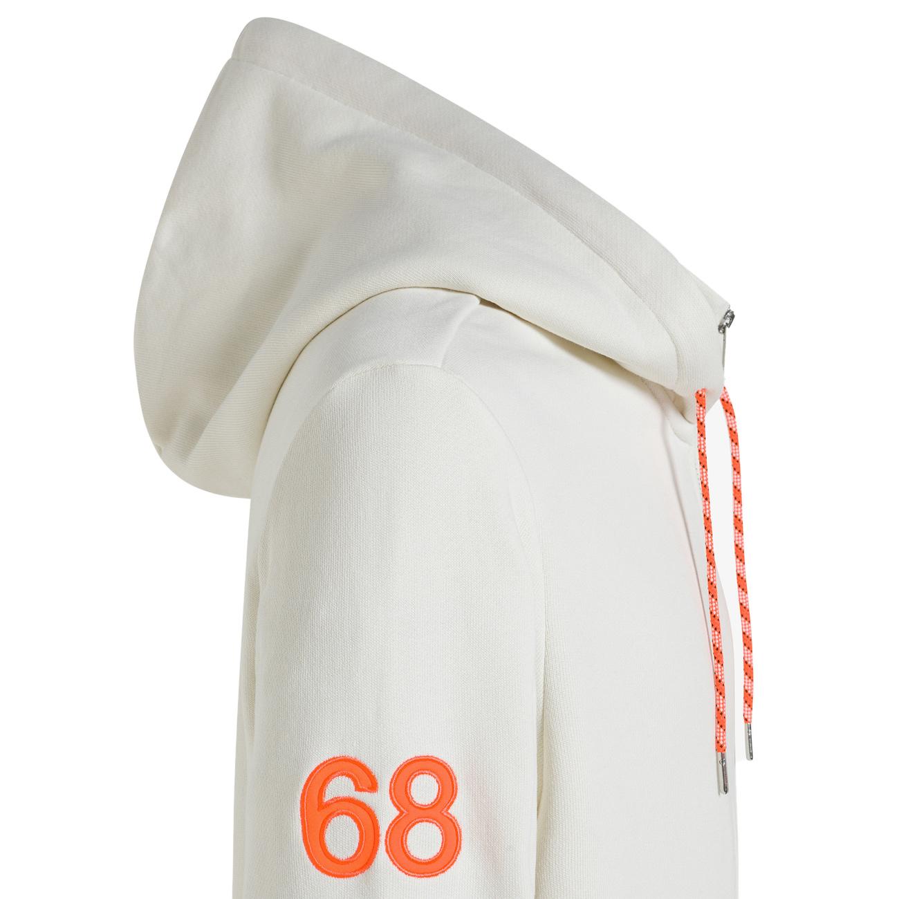 Felpa Con Cappuccio Uomo Bianco F43119 31 BIANCO SUN68 