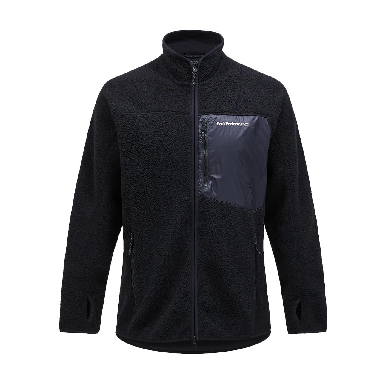 Giacca In Pile Uomo Nero G79711 030 BLACK PEAK PERFORMANCE 
