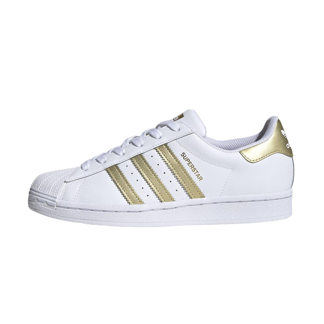 Sneaker Superstar Donna Cloud White Gold FX7483 CLOUDWHITE.GOLD ADIDAS 