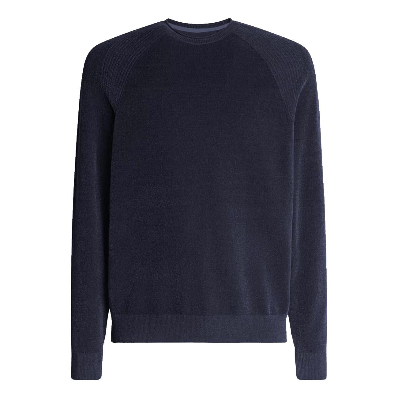 Maglia In Ciniglia Uomo Blu MK790129 BLU MARKUP 