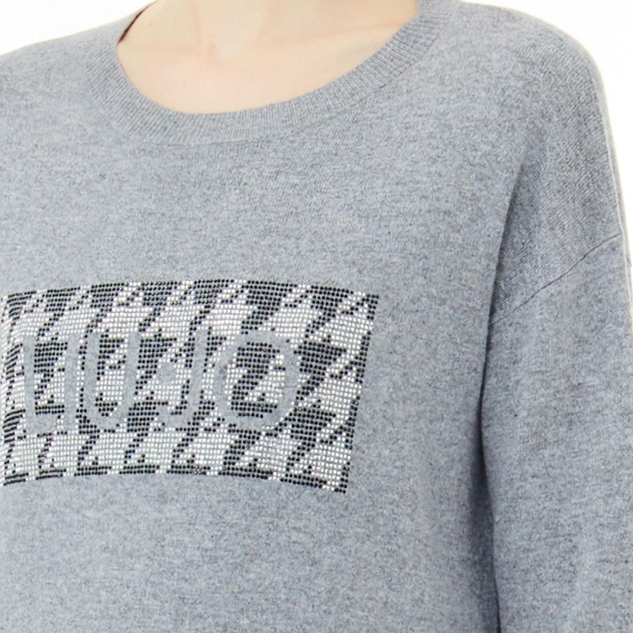 Abito Logo Donna Grigio MF3366MS14G Q9936 GRIGIO MED.MEL P.D.P. LIU JO 