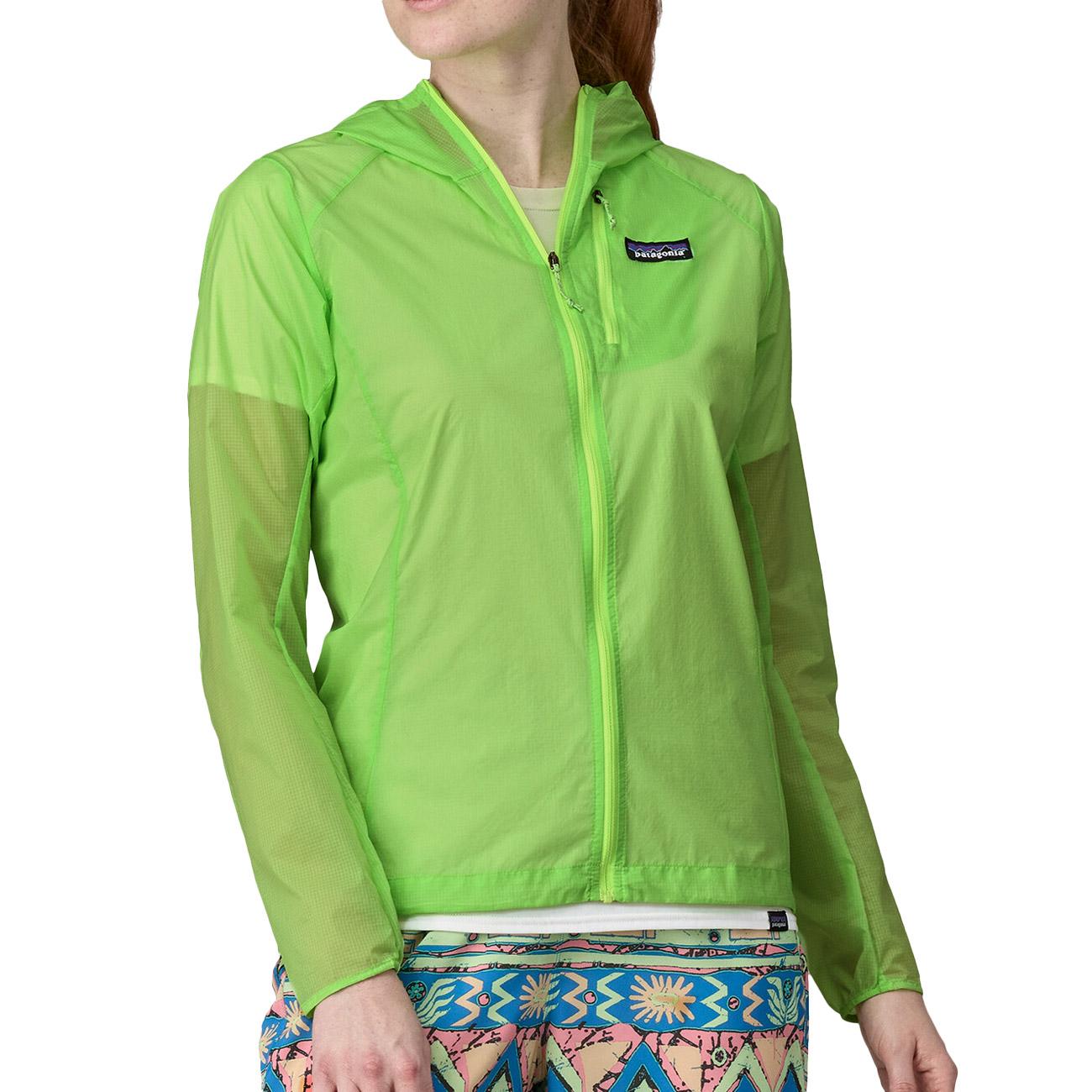 Giacca Houdini Donna Salmander Green 24147 SALN SALMANDER GREEN PATAGONIA 