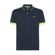Polo Profili Fluo Uomo Navy Blue A34120 07 NAVY BLUE SUN68 
