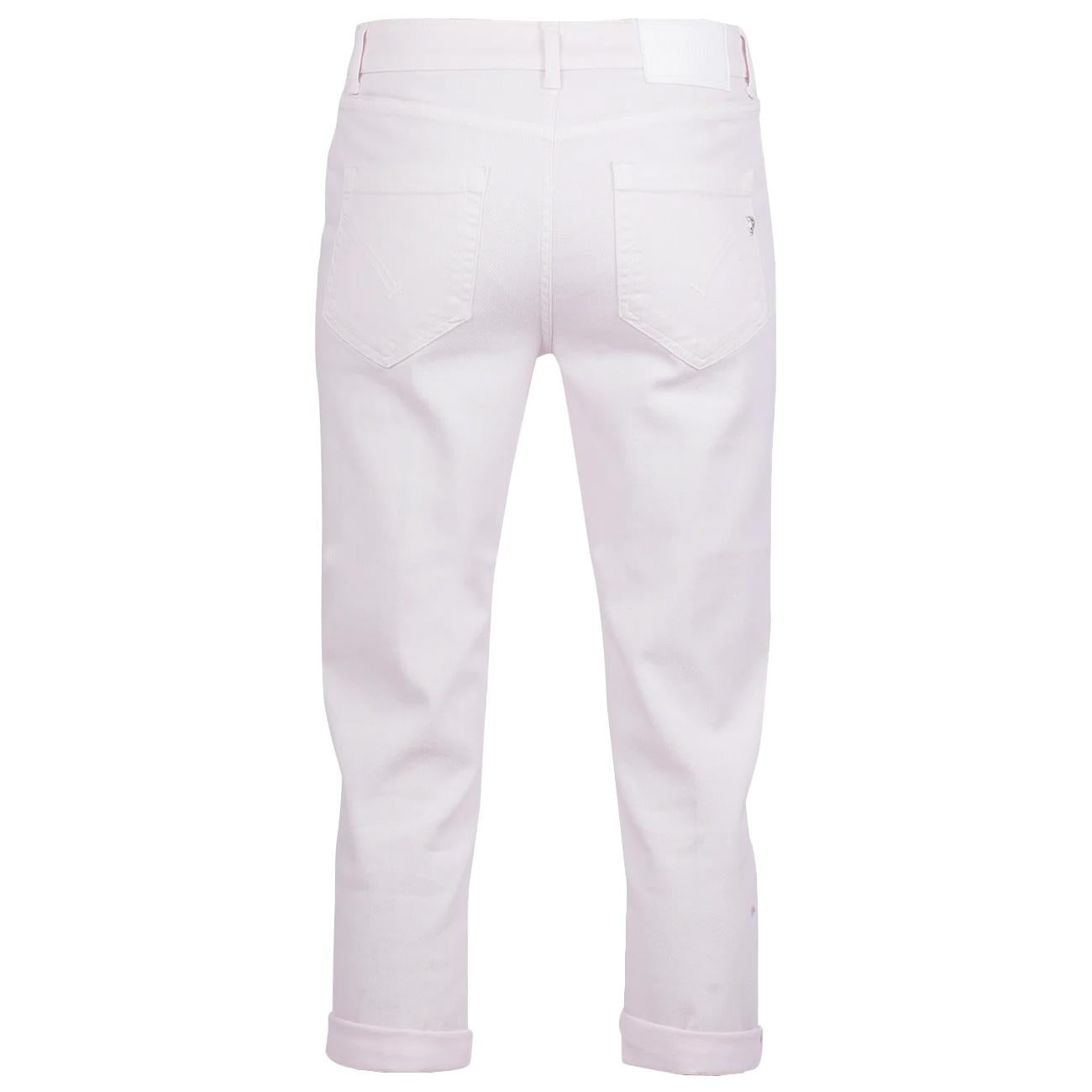 Jeans Koons 5 Tasche Con Bottoni Gioiello DP268B BS0030 PTD 000 BIANCO DONDUP 