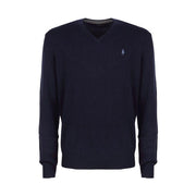 Pull Scollo A V In Lambswool Uomo Blu Navy 710667377 002 BLU NAVY POLO RALPH LAUREN 