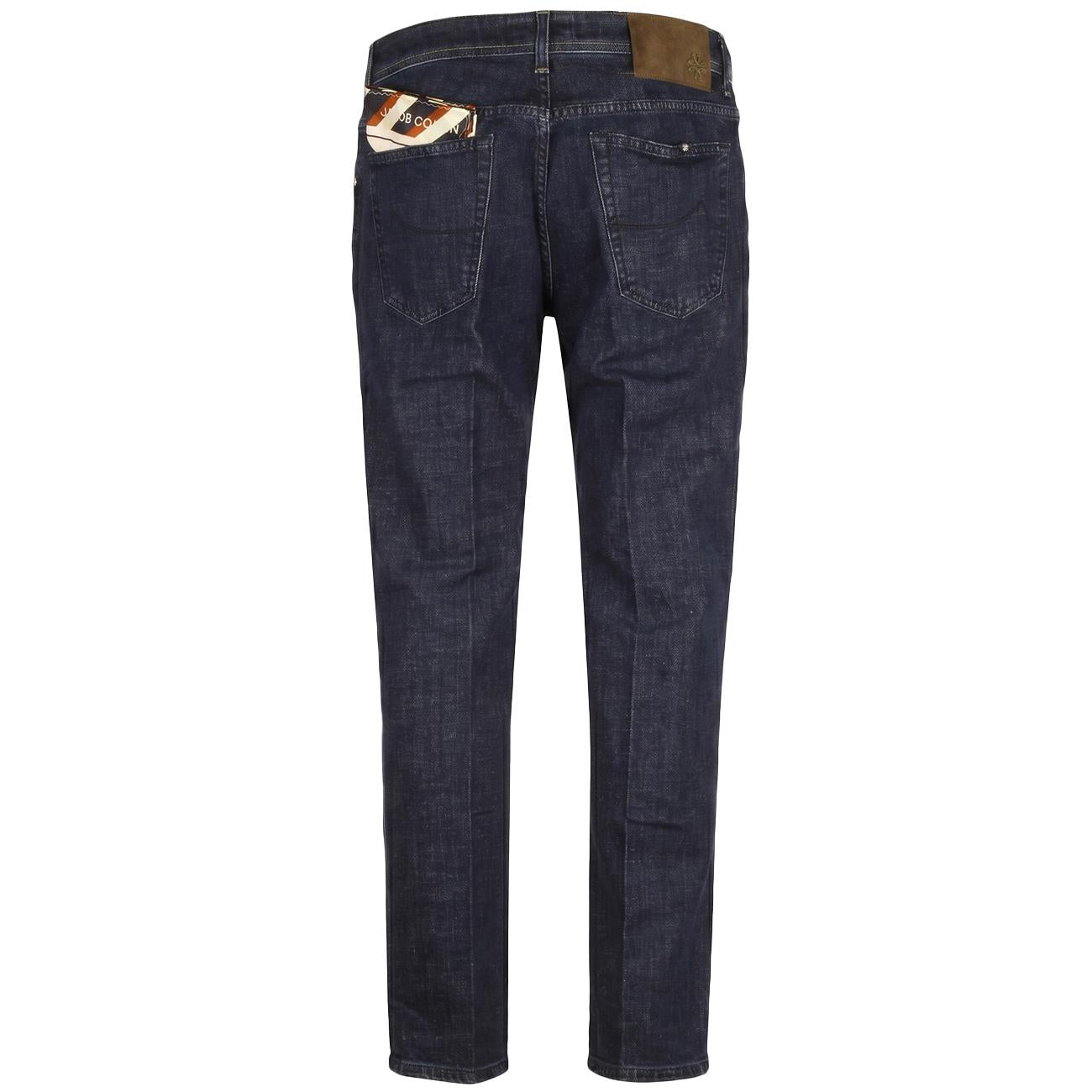 Jeans Scott Cropped Slim Fit 5 Tasche JUM_QE015 034 S3736 R2 100D DARK BLUE JACOB COHEN 