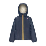 Giubbotto Le Vrai 3.0 Claude Orsetto Bambino Ecru Blu Navy K6115FW C04/ECRU/BLU NAVY K-WAY 