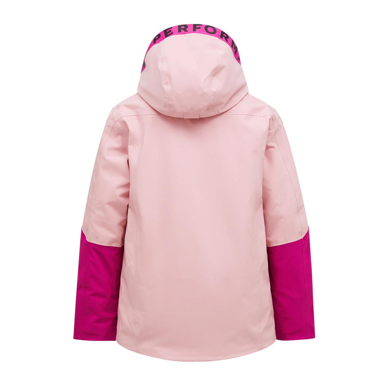 Giacca Rider Ski Bimba Warm Blush Wander G78025 120 5BH WARM BLUSH/WANDER PEAK PERFORMANCE 