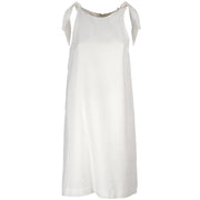 Abito Con Spalline Fiocco 4496 BIANCO MASCHERONI 